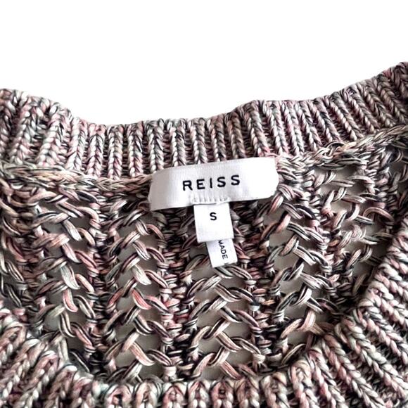 Reiss Poly Space-Dye Open Knit Sweater size Small - Picture 6 of 12